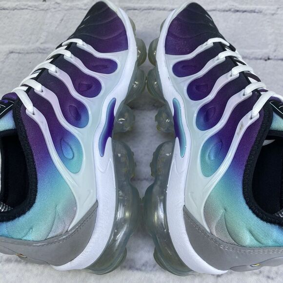 Nike Air Vapormax Plus Mens Size 8 White/Fierce Purple 924453-101 Sneakers Grape - Picture 7 of 15